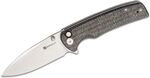 S21007-1 Sencut Sachse fekete Micarta fogantyú, szatén bevonatú 9Cr18MoV pengegombzár