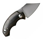 FOX knives FX-519 ZW BB DRAGO "PIEMONTES" kapesní nůž 4,5 cm, dřevo Ziricote, kožené pouzdro