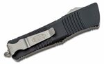 Microtech 140-10 TROODON Standard Tanto automatický nôž 7,8 cm, Stonewash, čierna, hliník