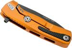 LionSteel ROK A OB Orange vreckový nôž 8,3 cm, čierna, oranžová, hliník