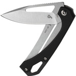 BF-744 FOX knives BLACK FOX RACLI FOLDING  KNIFE BLACK G10 HANDLE STAINL STEEL STONE WASHED BLADE